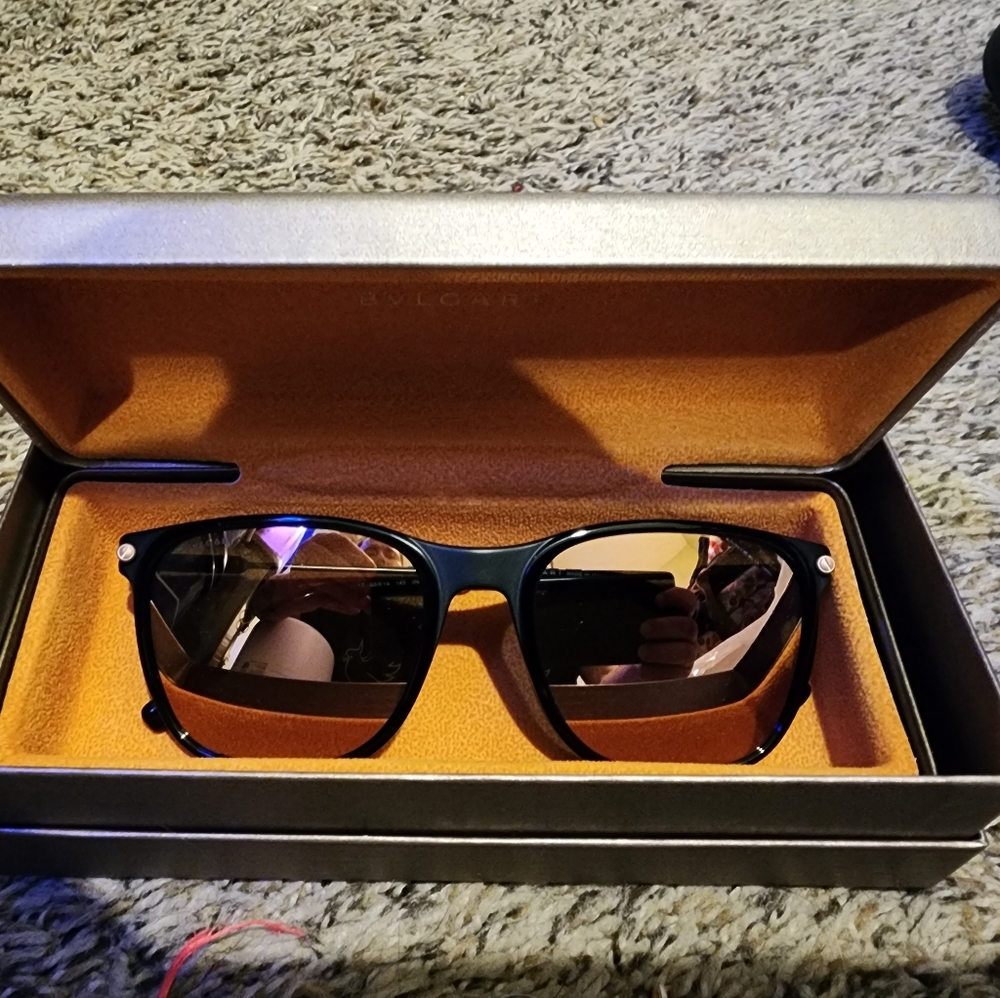 Bvlgari Sunglasses Rose Gold/black